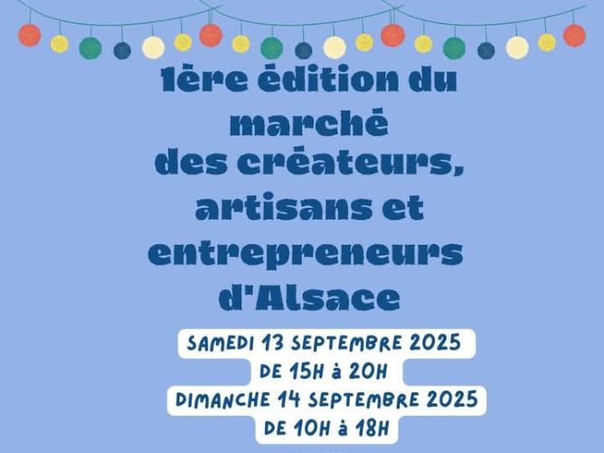 Marché des créateurs, artisans et entrepreneurs d'Alsace