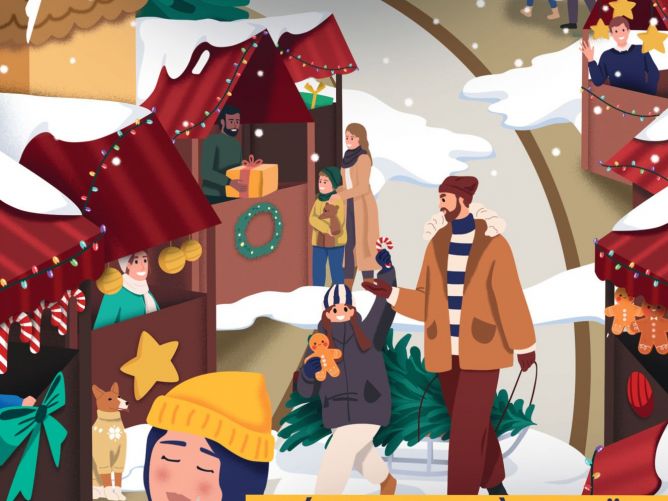 Marché de Noël des bateliers