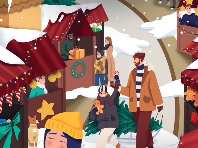 Marché de Noël des bateliers