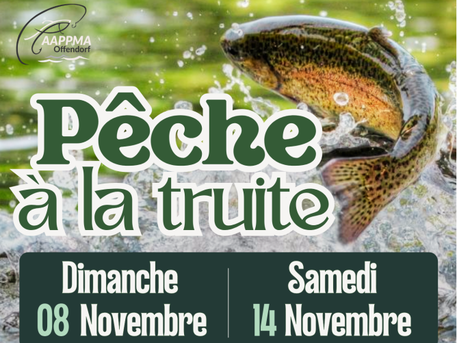 Matinée pêche à la truite - AAPPMA