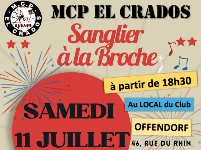 Sanglier à la broche - M.C.P. EL CRADOS